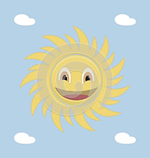 Smiling sun