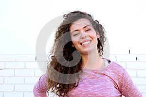 Smiling teen girl with confidence