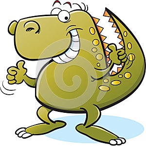 Smiling Trannosaurus Rex