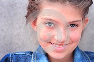 Smiling Tween Girl