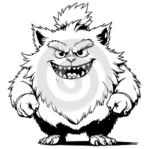 Smiling Wild Monster