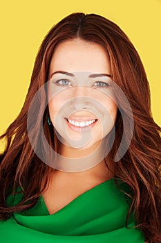 Smiling Woman With Lovely Complexion photo