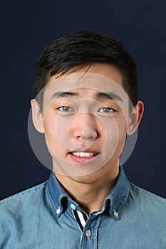 Smiling young Asian man