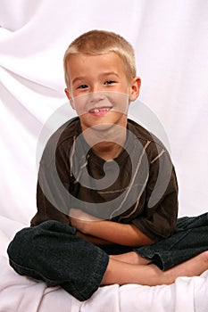 Smiling Young Boy