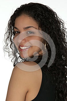 Smiling Young Latina Headshot