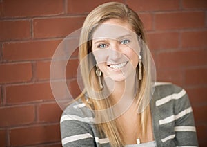 Smiling young woman