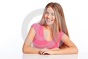 Smiling young woman