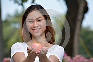 Smiling Youthful Asian Female