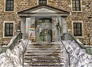 The Smith House entrance