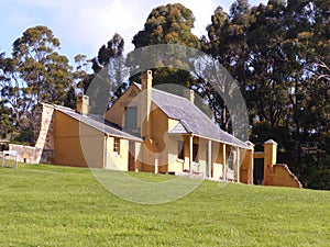 Smith O`Brien`s Cottage Port Arthur Penal Colony, Tasmania, Australia photo