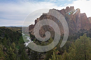 Smith Rock State Park, Central Oregon, America, USA.