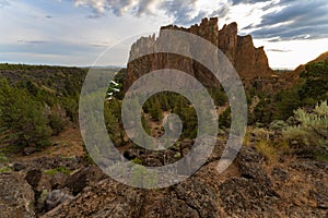 Smith Rock State Park, Central Oregon, America, USA.