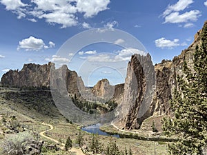 Smith Rock State Park viewpoint