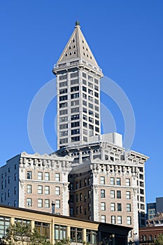 Smith Tower historic skyscraper in Seattle