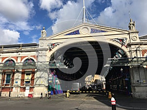 Smithfield wholesale market London UK. business