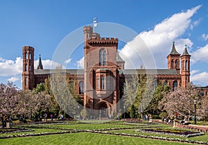 Smithsonian Institution Building with its garden