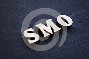SMO Social Media Optimization from letters