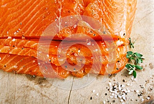 Smocked salmon homemade