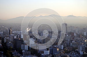 Smog over Mexico City photo