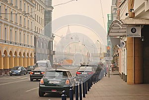 Smog over Moscow