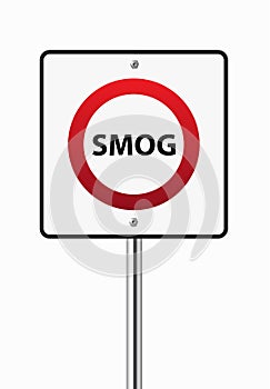 Smog sign