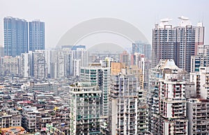 Smog under Chinese city