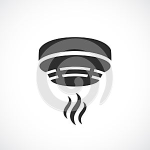 Smoke alarm system vector symbol