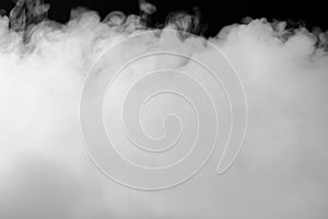 Smoke background and dense fog