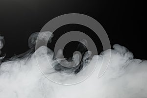 Smoke background and dense fog