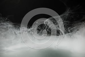 Smoke background and dense fog