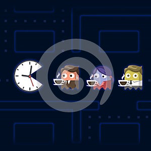 Smoke break art cartoon