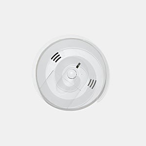 Smoke and carbon monoxide alarm isolated on a white background