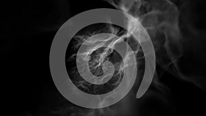 Smoke in circular motion with alpha channel