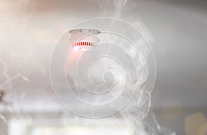 Smoke detector in apartment