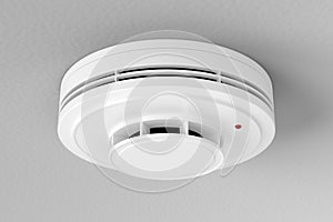 Smoke detector on ceiling