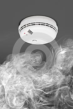 Smoke detector of fire alarm