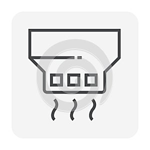 Smoke detector icon