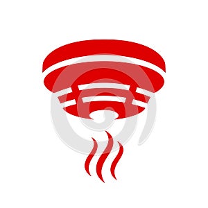 Smoke detector vector icon