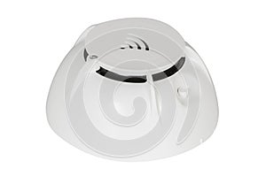 smoke detector on white background