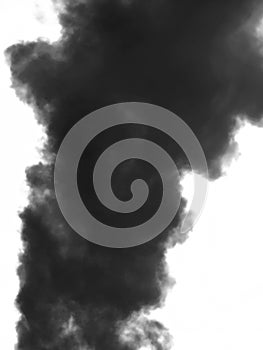 Smoke emission in atmosphere