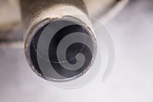 Smoke exhaust pipe car