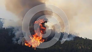 Smoke and Fire: The Aftermath of a Wildfire