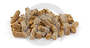 Smoke Flavoring Pellets On White Background