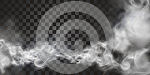 Smoke floating in the air photo
