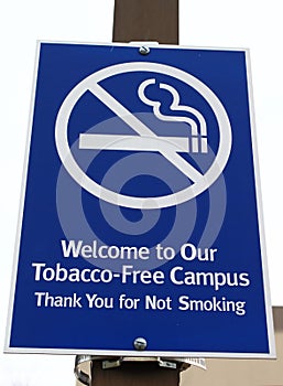 Smoke Free Zone Sign