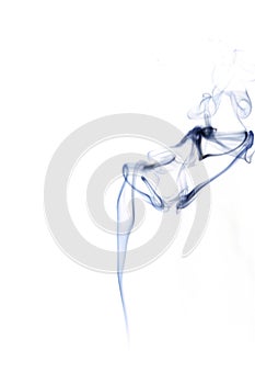 Smoke hot. Blur steam mist cloud, black natural steam smoke effect isolated on white background. For overlay in