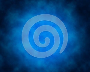 Smoke over blue background