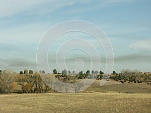 Smoke over pasture photo