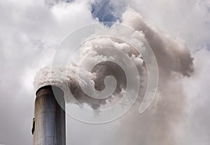 Smoke stack sign of pollution