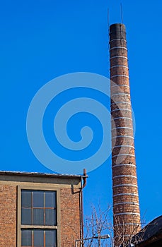 Smoke stack of an old factory